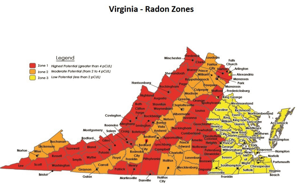 Virginia Radon Testing